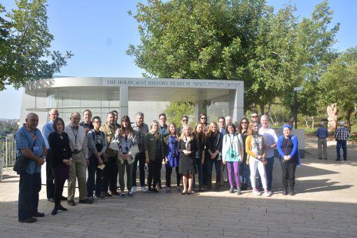 Mr. Cary Summers, President, The Museum of The Bible, Washington DC and Mr. Tim Smith, the Museum's CFO brought a group of bloggers to Israel including a guided tour of Yad Vashem arranged by the Christian Friends of Yad Vashem